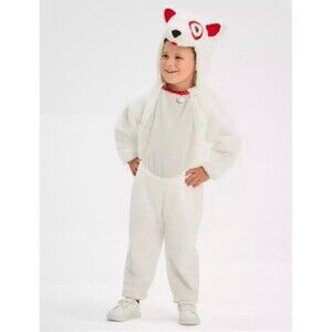 Toddler Hyde & EEK Target BULLSEYE Dog Halloween Costume Jumpsuit Size 2T-3T NWT
